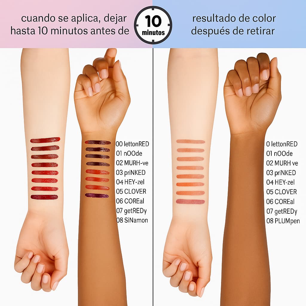 Tinte Labial Delineador Peel Off
