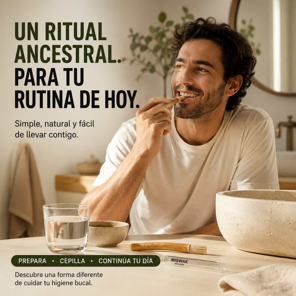Miswak para Higiene Bucal Natural