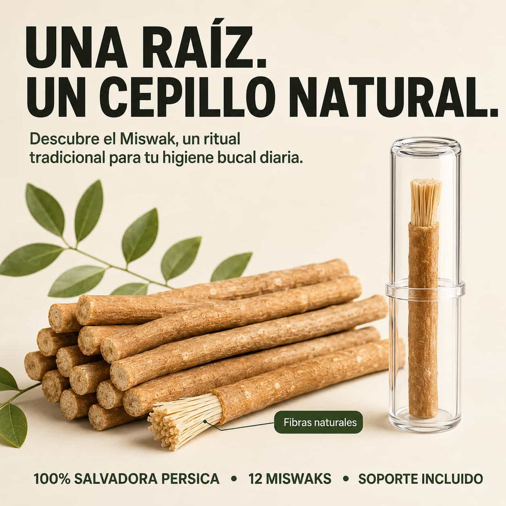 Miswak para Higiene Bucal Natural