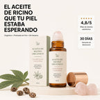 Aceite de Ricino con Roll-On de Cuarzo