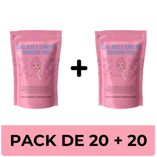 Almohadillas Faciales Anti-Manchas (Pack de 20 + 20)