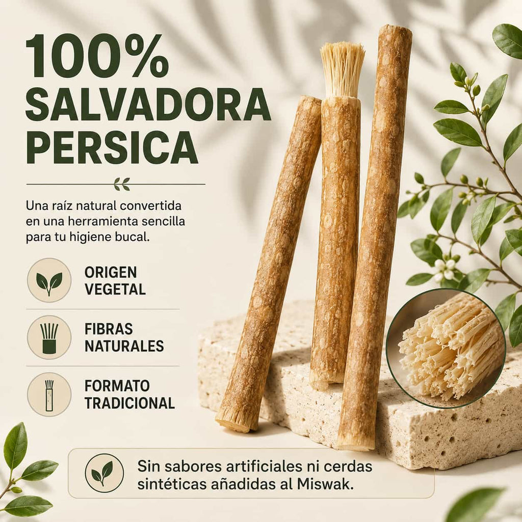 Miswak para Higiene Bucal Natural