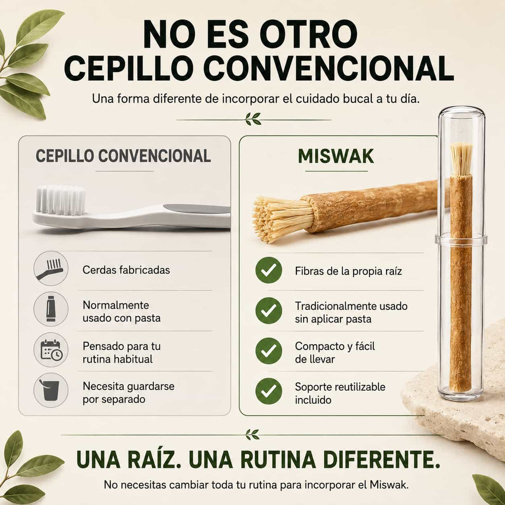 Miswak para Higiene Bucal Natural