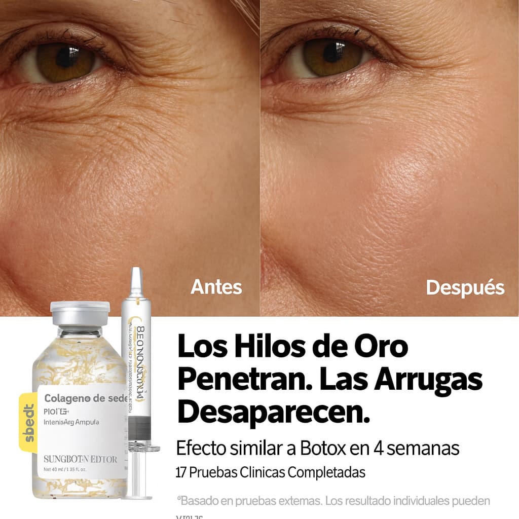 Sérum de Seda con Hilos de Oro