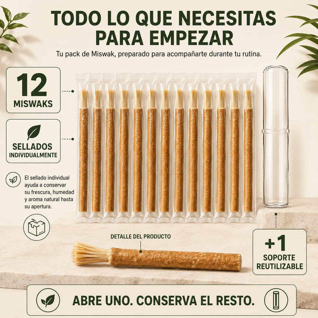 Miswak para Higiene Bucal Natural