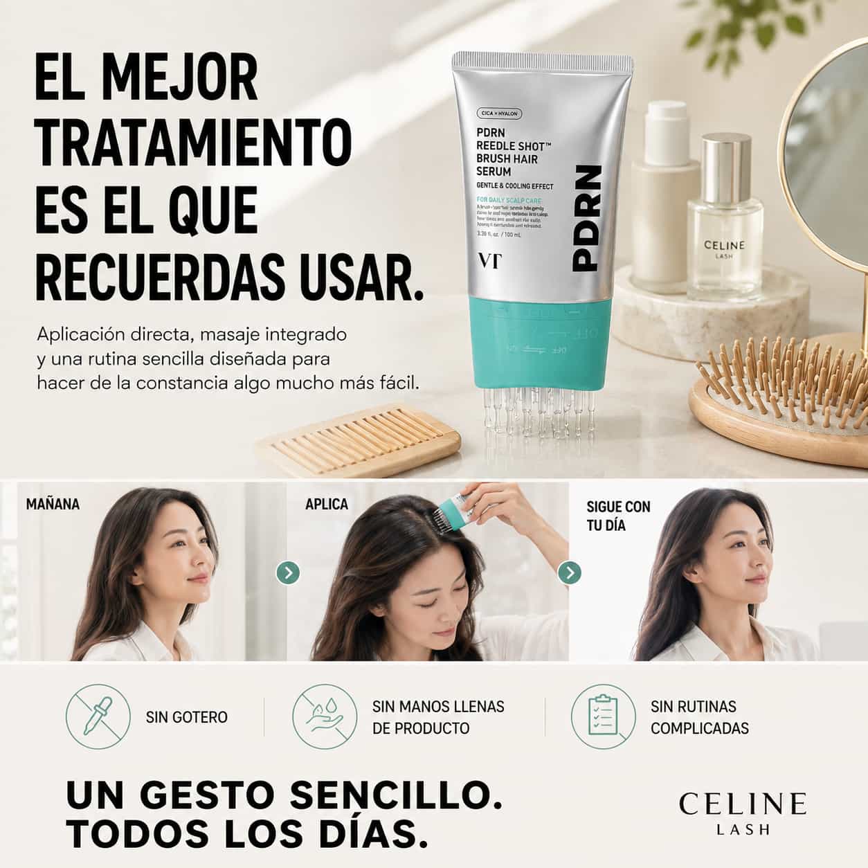 Sérum para Densidad Capilar con PDRN Vegano