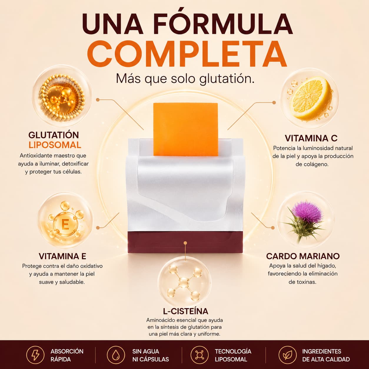 Tiras de Glutatión Liposomal
