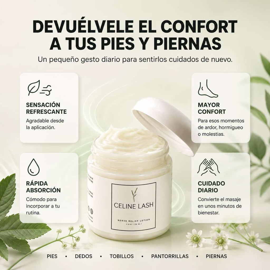 Crema para Ardor y Hormigueo en Pies
