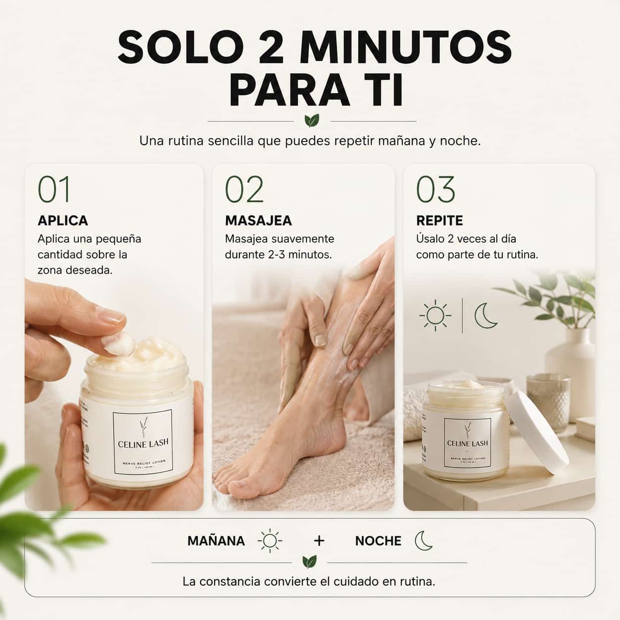 Crema para Ardor y Hormigueo en Pies