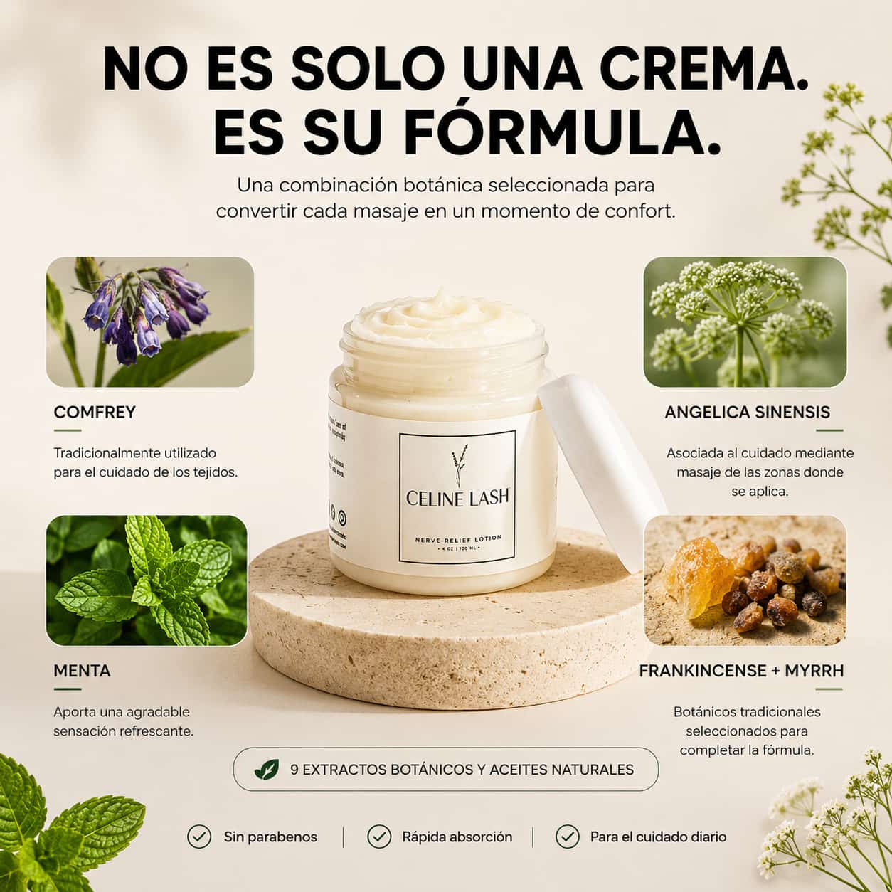 Crema para Ardor y Hormigueo en Pies