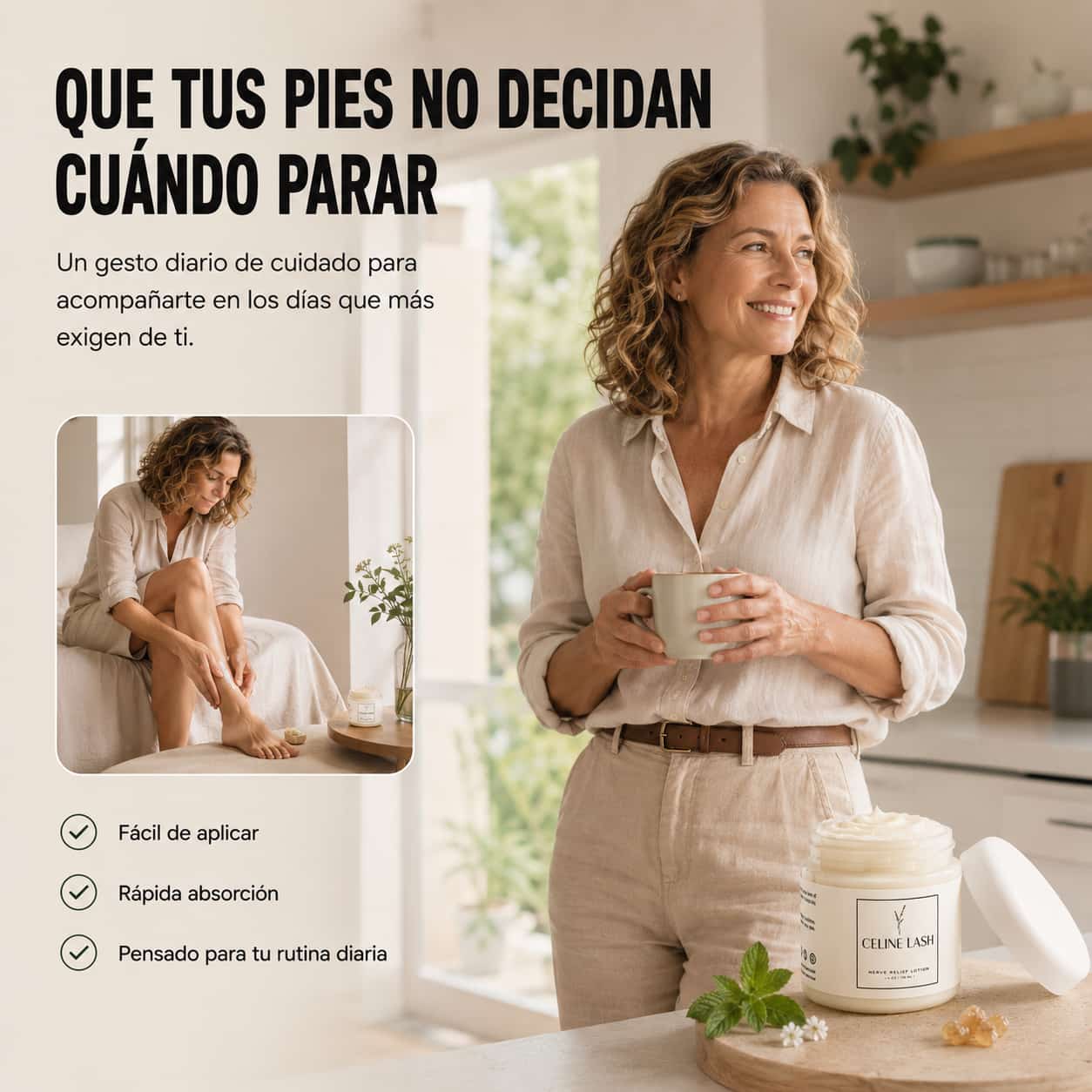 Crema para Ardor y Hormigueo en Pies