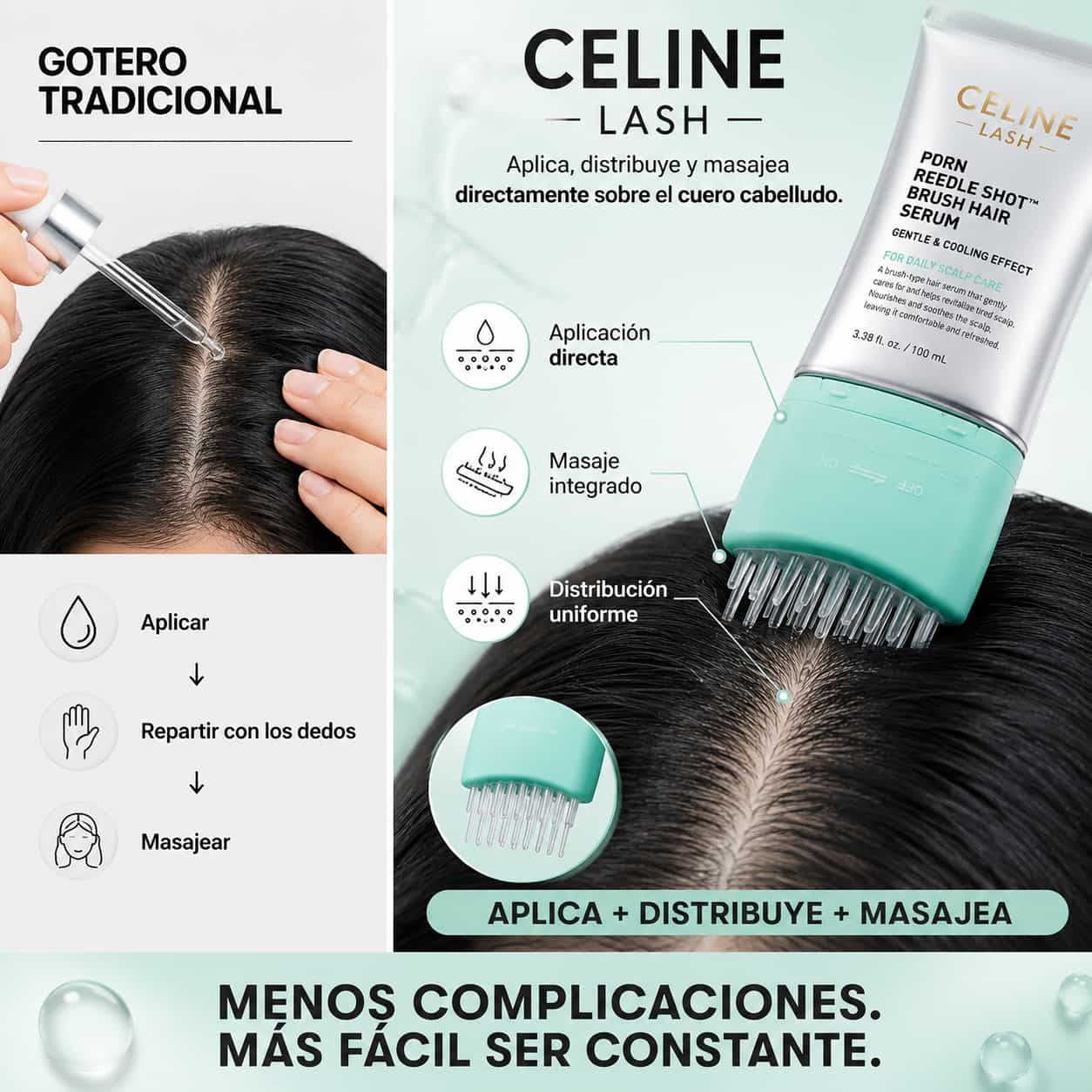 Sérum para Densidad Capilar con PDRN Vegano